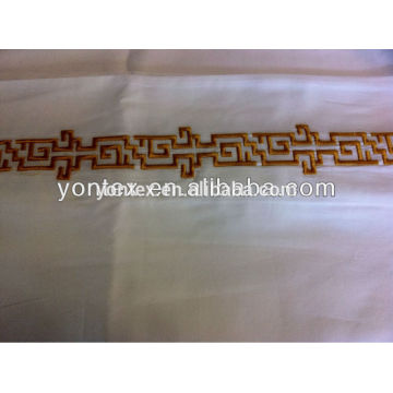 Embroidered bed sheets